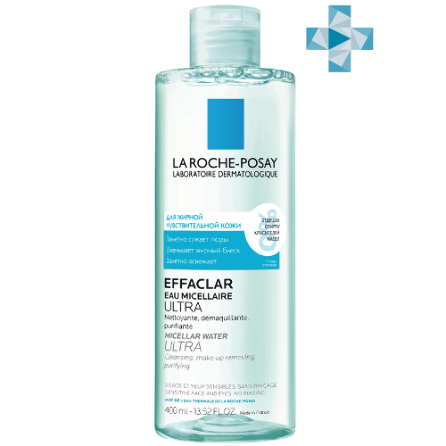 Купить La roche-posay effaclar мицеллярная вода ultra очищение для жирной проблемной кожи 400 мл цена