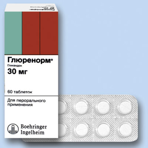 Купить Глюренорм 30 мг 60 шт. таблетки цена