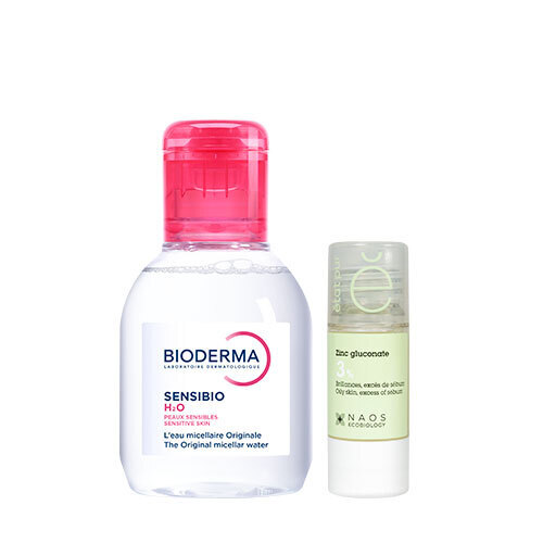 Набор Bioderma Sensibio Н2о Мицеллярная Вода 100мл + Etat Pur Сыворотка С Глюконатом Цинка 3% 15мл