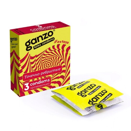 Презервативы ganzo extase 3 шт.