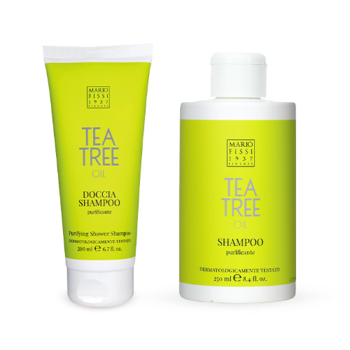 Набор Mario Fissi 1937 очищающий с маслом чайного дерева: гель/душа 200 + шампунь д/волос 250 по выгодной цене!