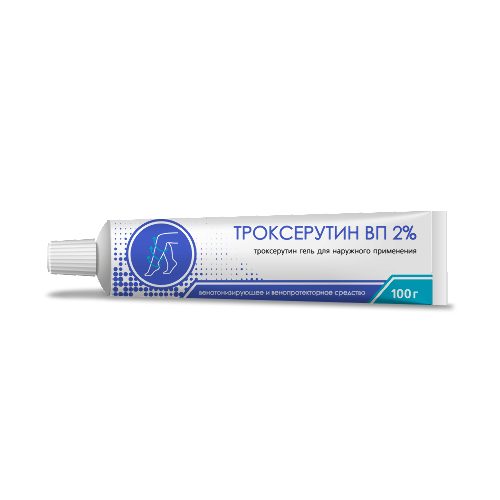 ТРОКСЕРУТИН ВП 2% 100,0 ГЕЛЬ Д/НАРУЖ ПРИМ
