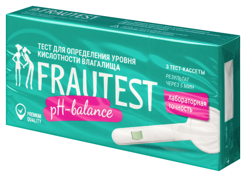 Тест для определения уровня кислотности влагалища frautest ph-balance