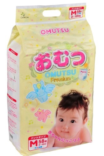 Купить Omutsu подгузники-трусики для детей m 6-10 кг 58 шт. цена