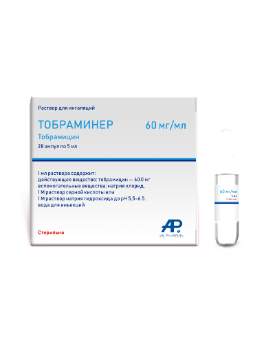 ТОБРАМИНЕР 0,06/МЛ 5МЛ N28 АМП Р-Р Д/ИНГ
