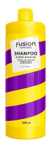 Fusion шампунь бессульфатный для деликатного очищения волос 1000 мл