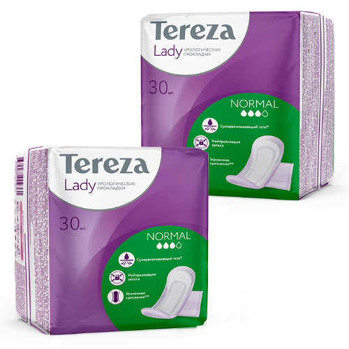 Набор Terezalady урологические прокладки normal 30 шт. 2 уп по специальной цене