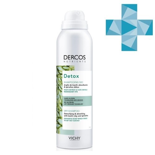 Купить Vichy dercos nutrients detox шампунь сухой 150 мл цена