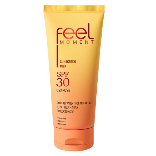 Feel moment молочко для лица и тела солнцезащитное spf30 200 мл