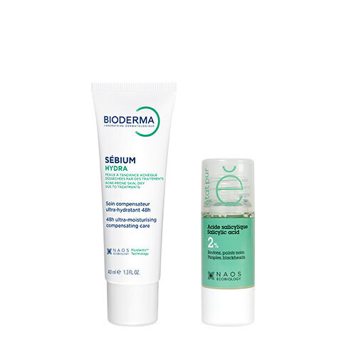 Набор BIODERMA SEBIUM ГИДРА КРЕМ 40МЛ + ETAT PUR СЫВОРОТКА С САЛИЦИЛОВОЙ КИСЛОТОЙ 2% 15МЛ