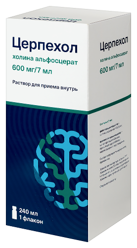 ЦЕРПЕХОЛ 0,6/7МЛ 240МЛ ФЛАК Р-Р Д/ПРИЕМА ВНУТРЬ