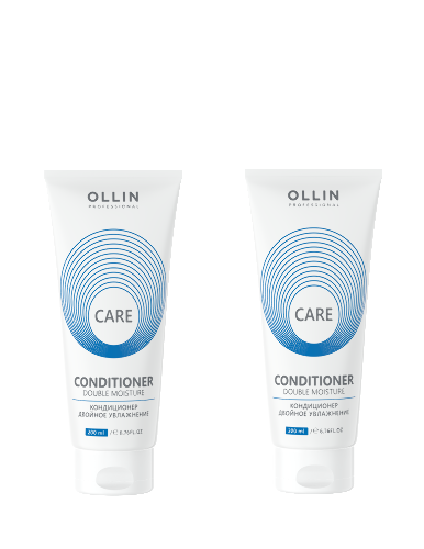 Набор Ollin care кондиционер двойное увлажнение 200 мл х2