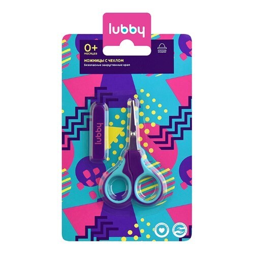 Lubby ножницы с чехлом 0+/16408