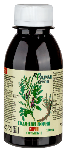 СОЛОДКИ КОРНЯ СИРОП С ВИТАМИНОМ С