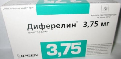 Диферелин 3,75 мг 1 шт. флакон лиофилизат для приготовления суспензии