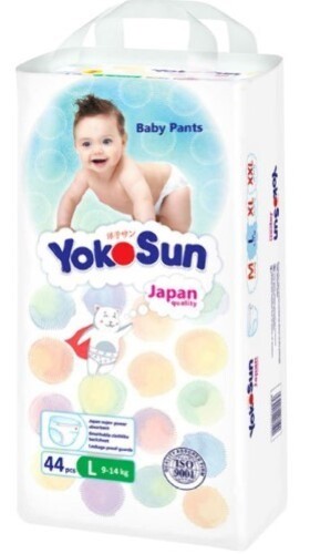 Купить Yokosun подгузники-трусики детские размер l/9-14 кг/ 44 шт. цена