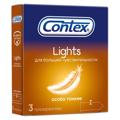 Купить Contex презерватив lights особо тонкие 3 шт. цена