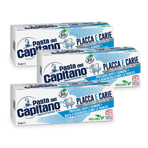 НАБОР 3=2 PASTA DEL CAPITANO ЗУБНАЯ ПАСТА ПРОТИВ НАЛЕТА И КАРИЕСА 75МЛ