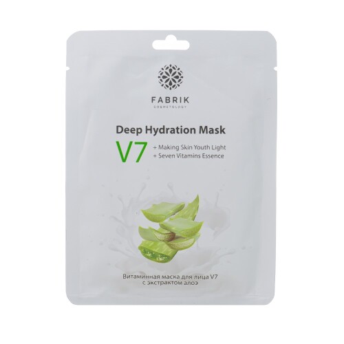 Купить Fabrik cosmetology v7 маска витаминная для лица с экстрактом алоэ 1 шт. цена