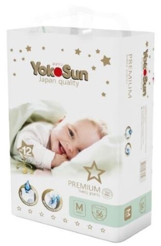 Купить Yokosun premium подгузники-трусики детские m/6-10 кг/ 56 шт. цена