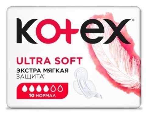 KOTEX ПРОКЛАДКИ ULTRA SOFT NORMAL