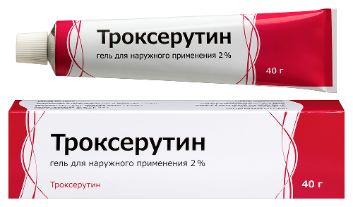 Купить Троксерутин 2% туба гель для наружного применения 40 гр цена