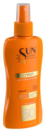 Krassa sun expert спрей для защиты от солнца spf50 180 мл