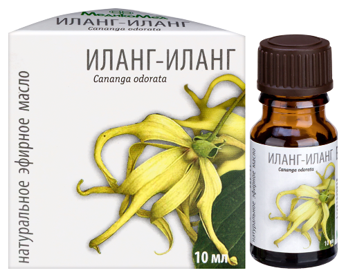 Масло эфирное иланг-иланг 10 мл в индивидуальной упаковке