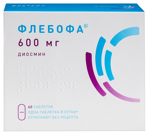 Флебофа 600 мг 60 шт. таблетки