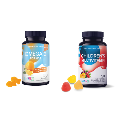 Набор витаминов для детей: мультикомплекс + омега-3 в мармеладной форме