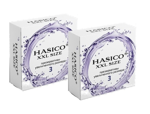 Набор 2 по цене 1: презервативы HASICO xxl увеличенные №3
