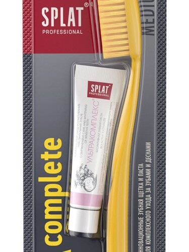 Купить Сплат professional зубная щетка ultra complete/medium/+пробник сплат зубная паста ультракомплекс цена