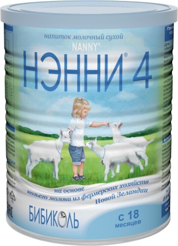 4 сухой молочный напиток на основе козьего молока для детей от 1,5 лет 400 гр