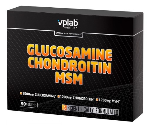 Вплаб глюкозамин хондроитин мсм 90 шт. таблетки массой 1300 мг/блистер