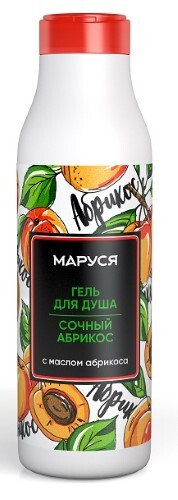 Купить Маруся гель для душа с маслом абрикоса 400 мл цена