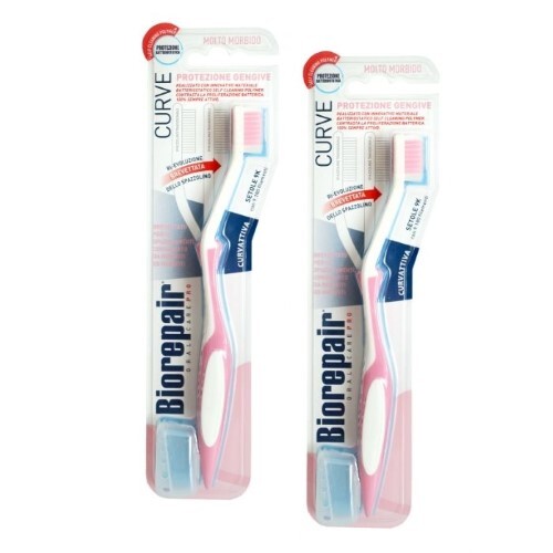 Купить Biorepair зубная щетка изогнутая для защиты десен цена