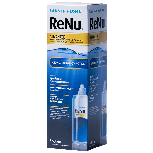RENU ADVANCED УНИВЕРСАЛЬНЫЙ РАСТВОР ДЛЯ ЛИНЗ