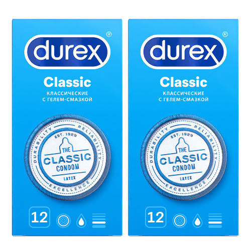 Набор Презервативы Durex Classic 12 x2