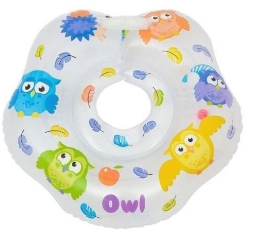 Roxy-kids круг на шею для купания малышей owl 0+