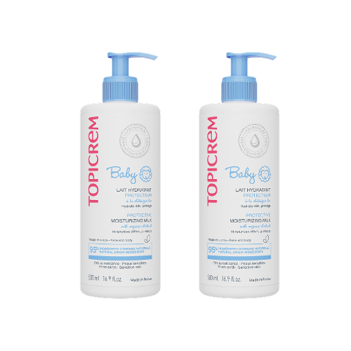 Набор Tопикрем Baby молочко защитное увлажняющее 500мл из 2 уп со скидкой
