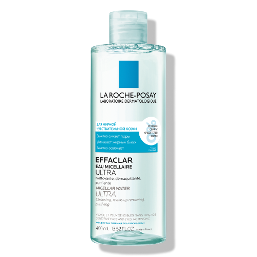 La roche-posay effaclar мицеллярная вода ultra очищение для жирной проблемной кожи 400 мл