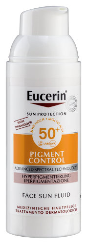 Eucerin флюид солнцезащитный против пигментации spf 50+ 50 мл