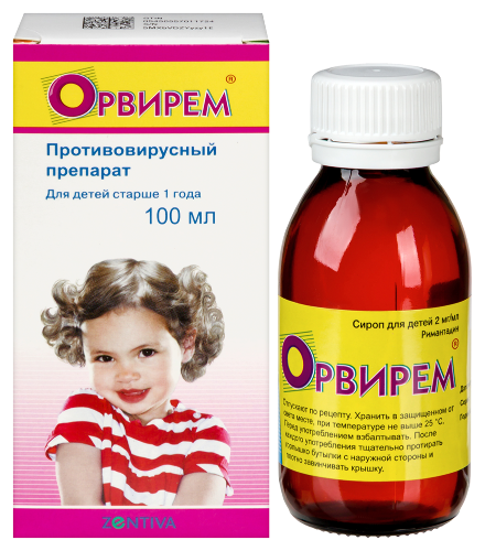 Орвирем 2 мг/мл сироп 100 мл флакон