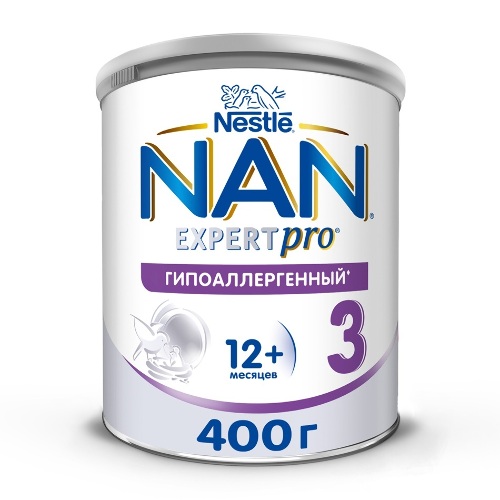 3 OPTIPRO HA ГИПОАЛЛЕРГЕННЫЙ НАПИТОК МОЛОЧНЫЙ СУХОЙ ДЛЯ ДЕТЕЙ С 12МЕС