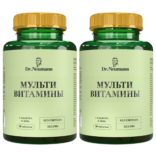 Набор Dr neumann мультивитамины №90 табл со скидкой 20% на вторую упаковку
