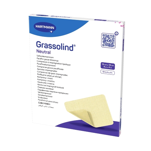 Повязка мазевая гразолинд нейтральный 10х10 см 10 шт.