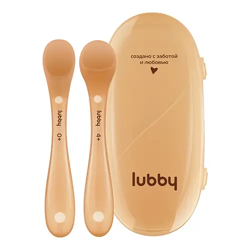 Lubby ложки набор/1,5 мл 0+ и 3 мл 4+/ с футляром/34439
