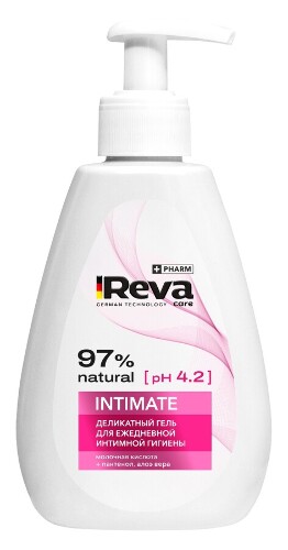 Reva care гель для ежедневной интимной гигиены деликатный 300 мл