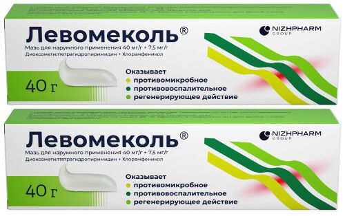 Набор 1+1 ЛЕВОМЕКОЛЬ 40,0 МАЗЬ по специальной цене