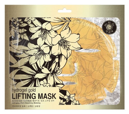 Лифтинг-маска гидрогелевая для лица коллоидное золото и муцин улитки 1 шт.
